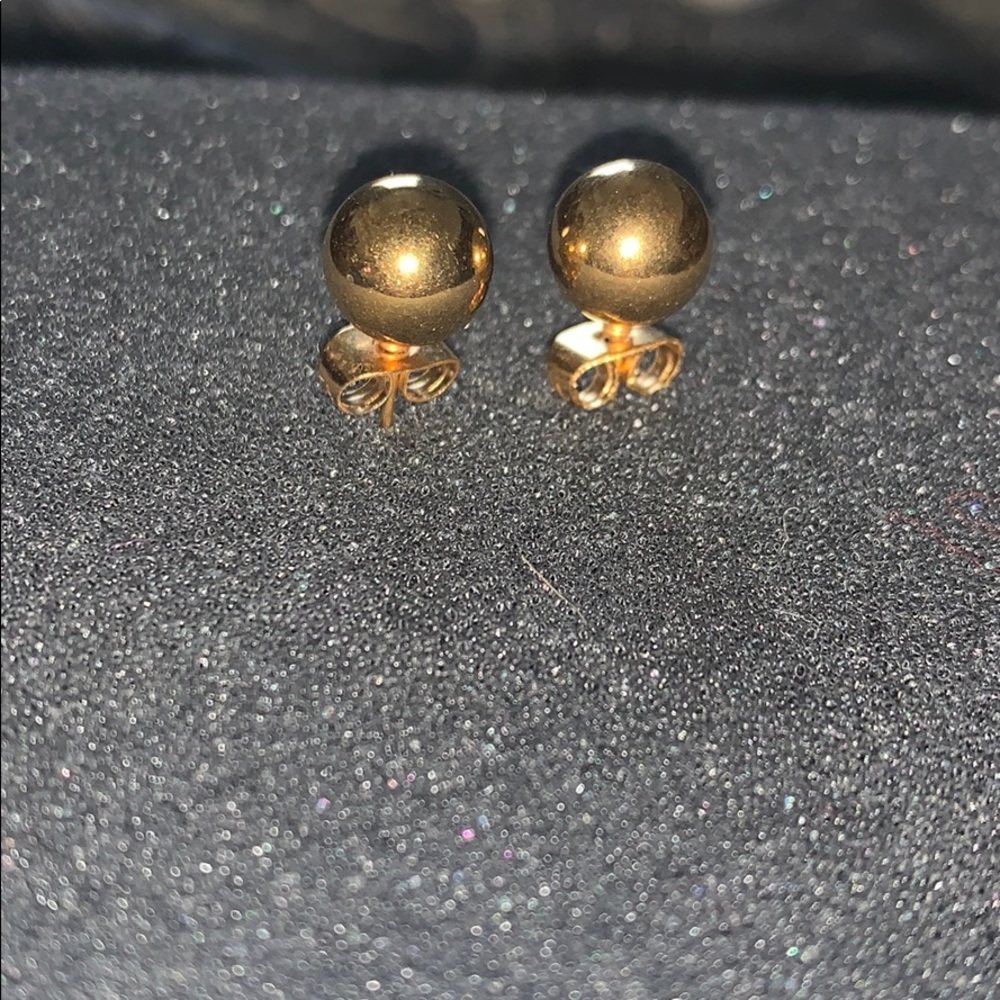Gold Ball Earrings✨